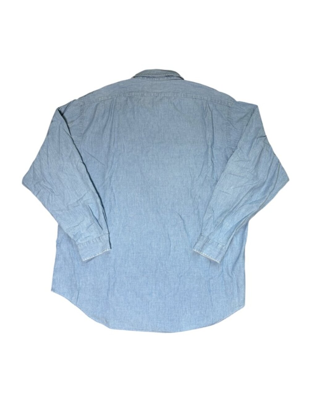 RRL Ralph Lauren Vintage Chambray Cotton Work Shirt XL Men - Picture 4 of 14